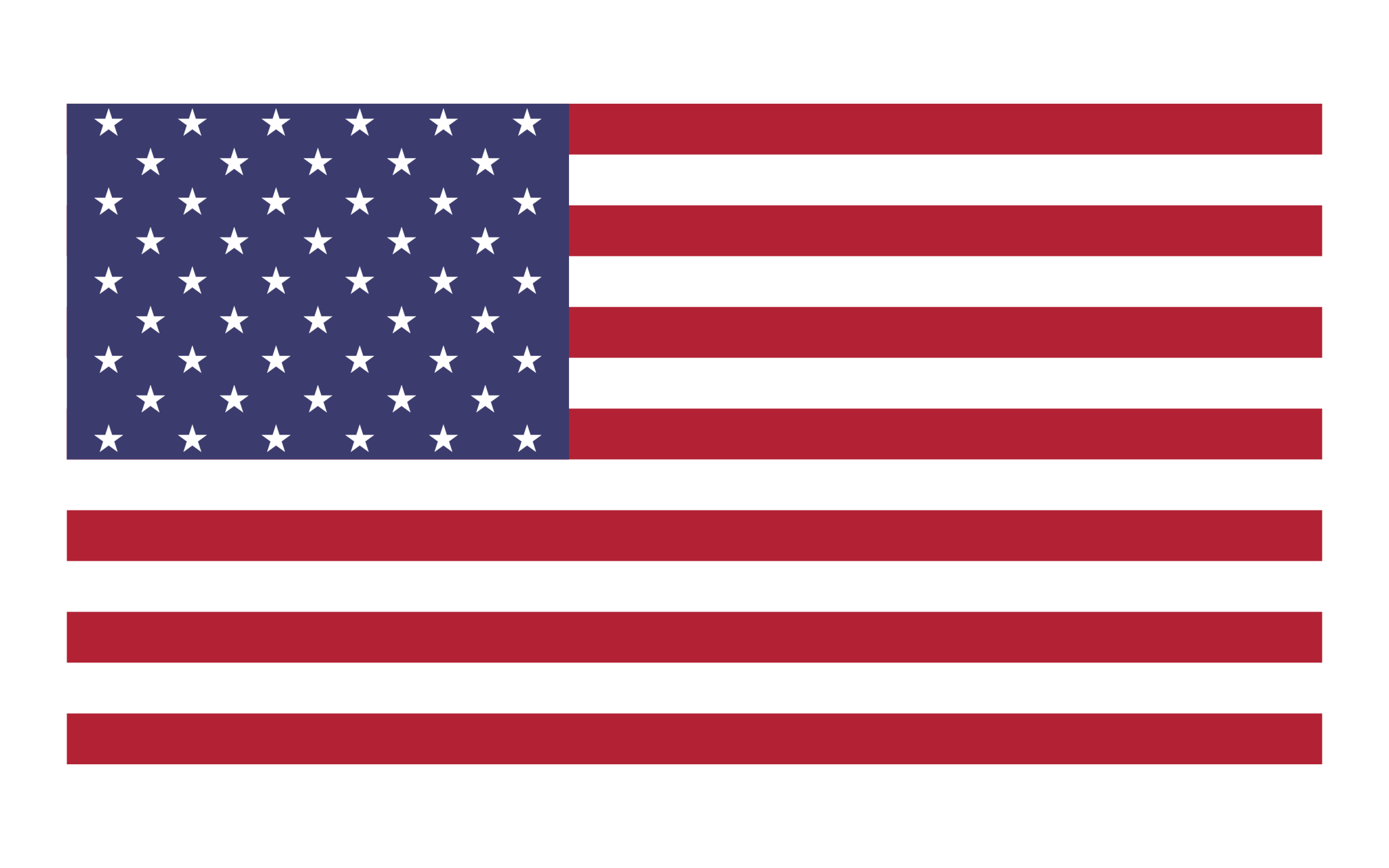 The American flag — a C3 drawing produced by C3 Assistant
